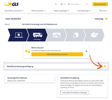 gls sendungsverfolgung.